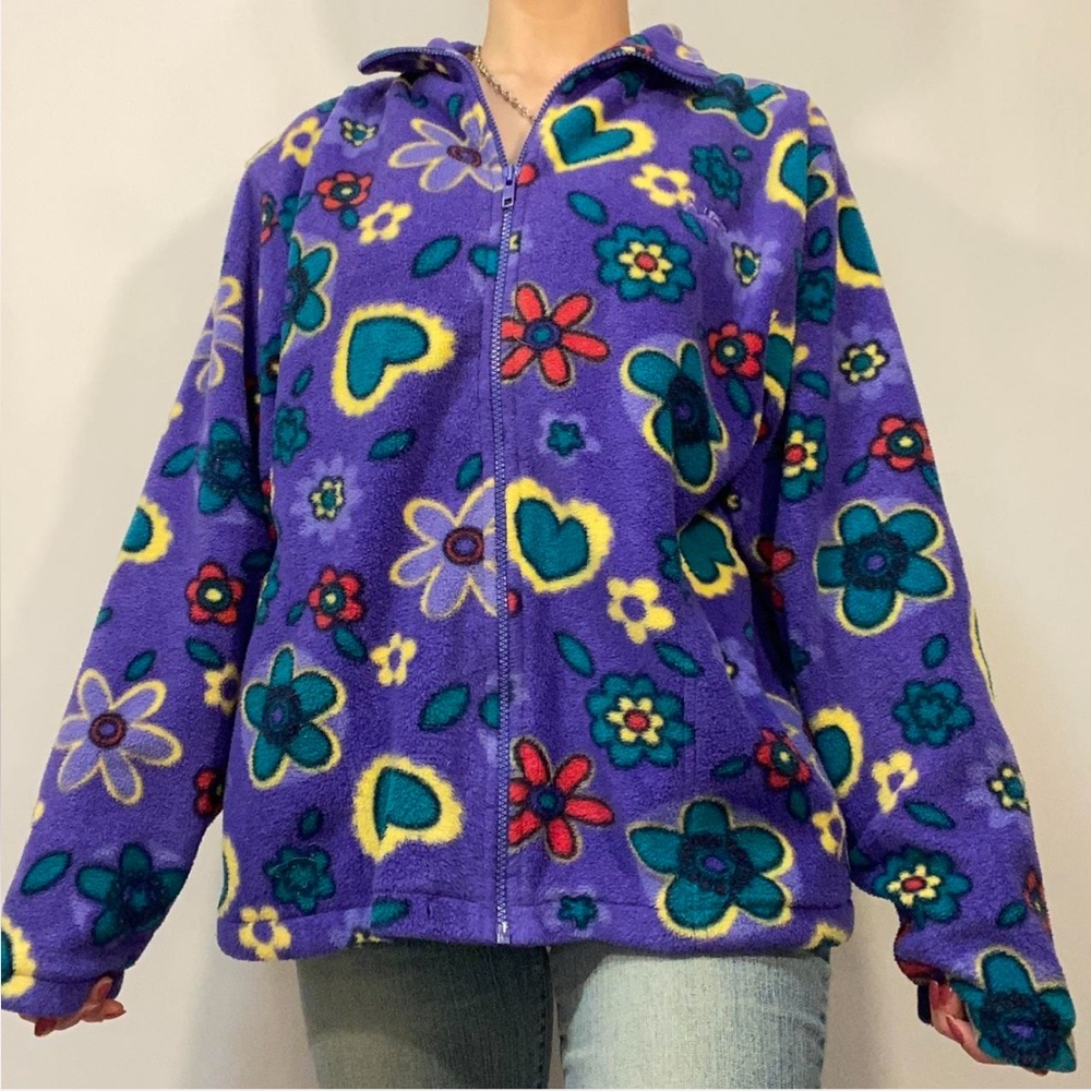 Northern Reflections Purple Floral Jacket